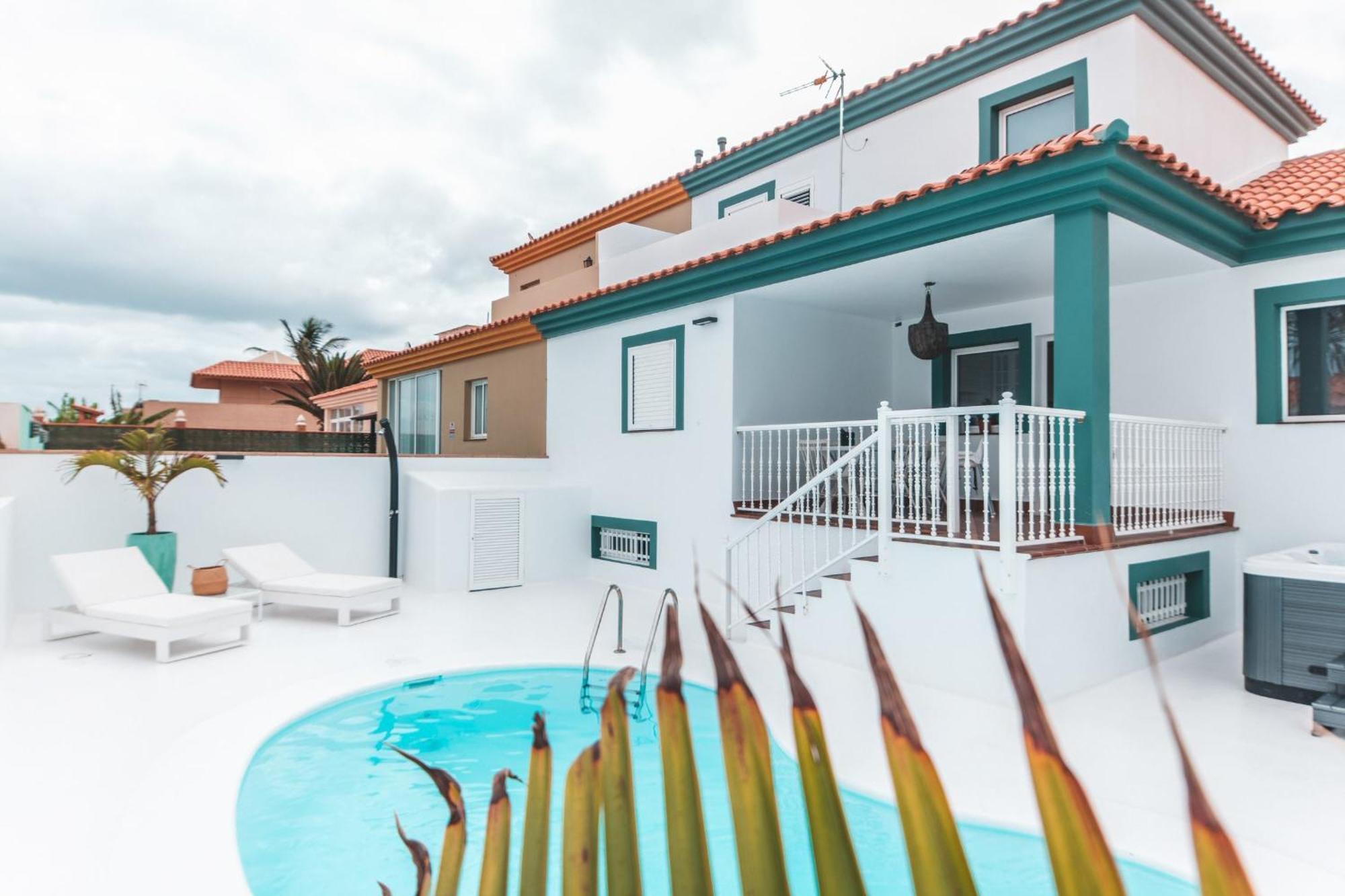 Villa Veaco Beach With Jacuzzi And Private Pool コラレホ エクステリア 写真